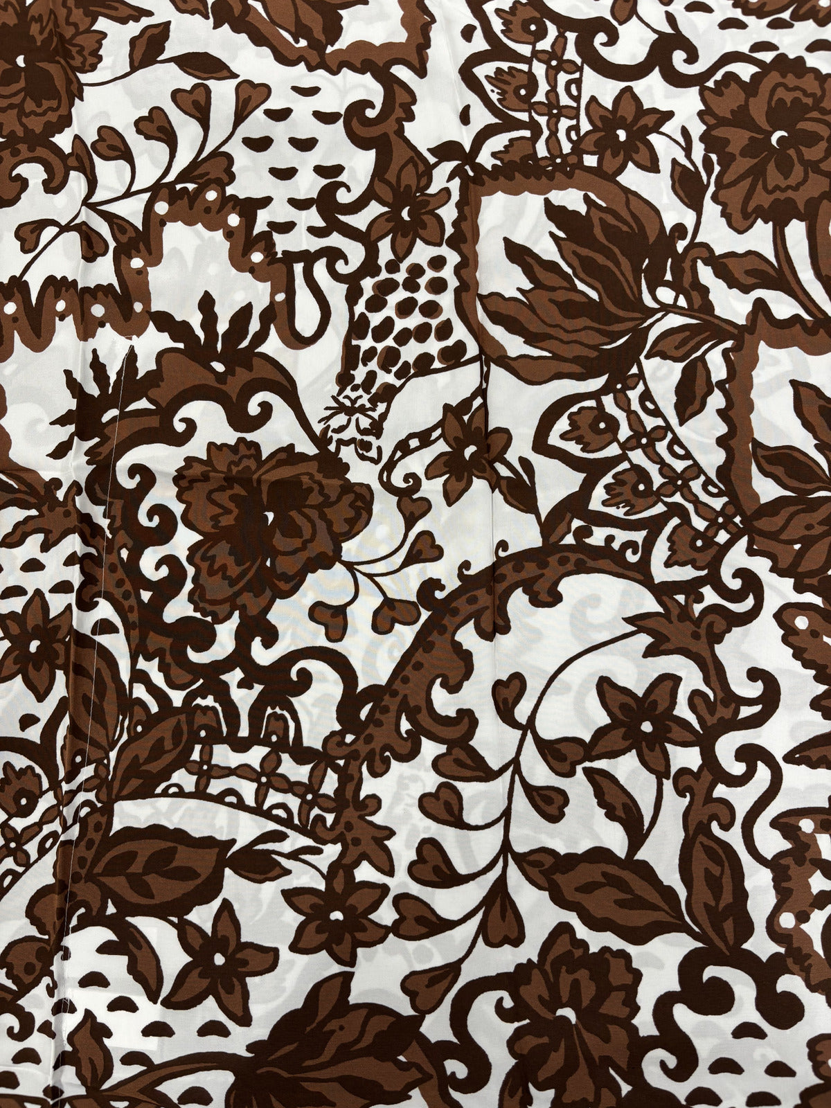 Lilly Pulitzer Brown Floral Patterned Tunic Top L/XL