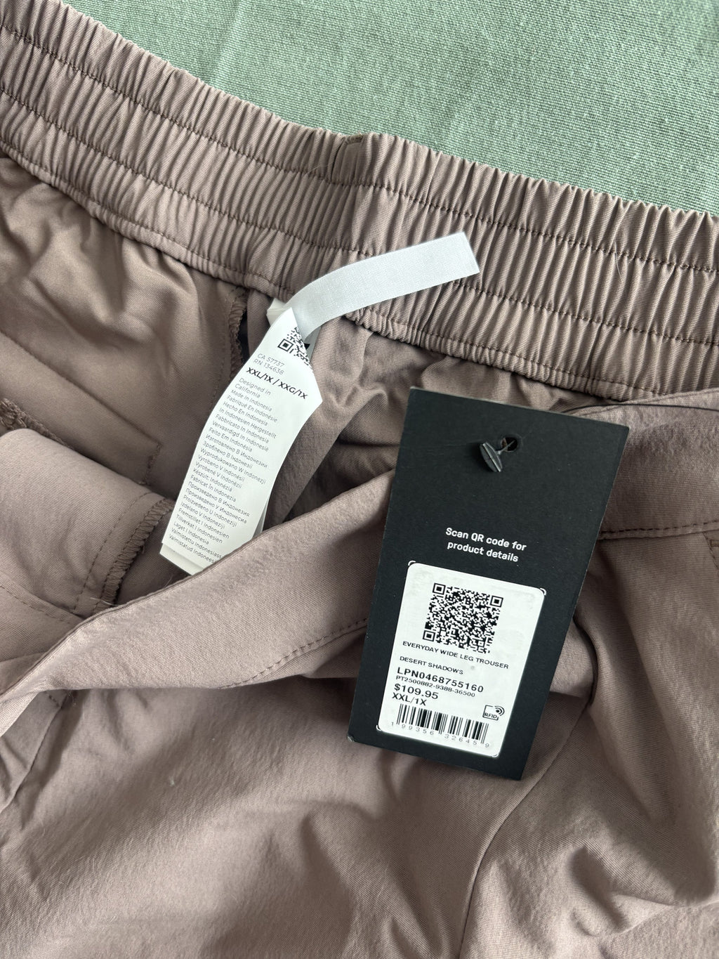 Fabletics Women's Everyday Wide Leg Trousers Size XXL
