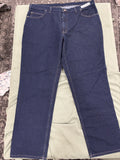 Carhartt Modern Fit Stretch Denim Jeans 44x34 Dark Blue
