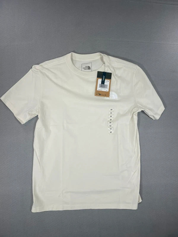 The North Face W Evo Throwback SS Tee White Dune Small