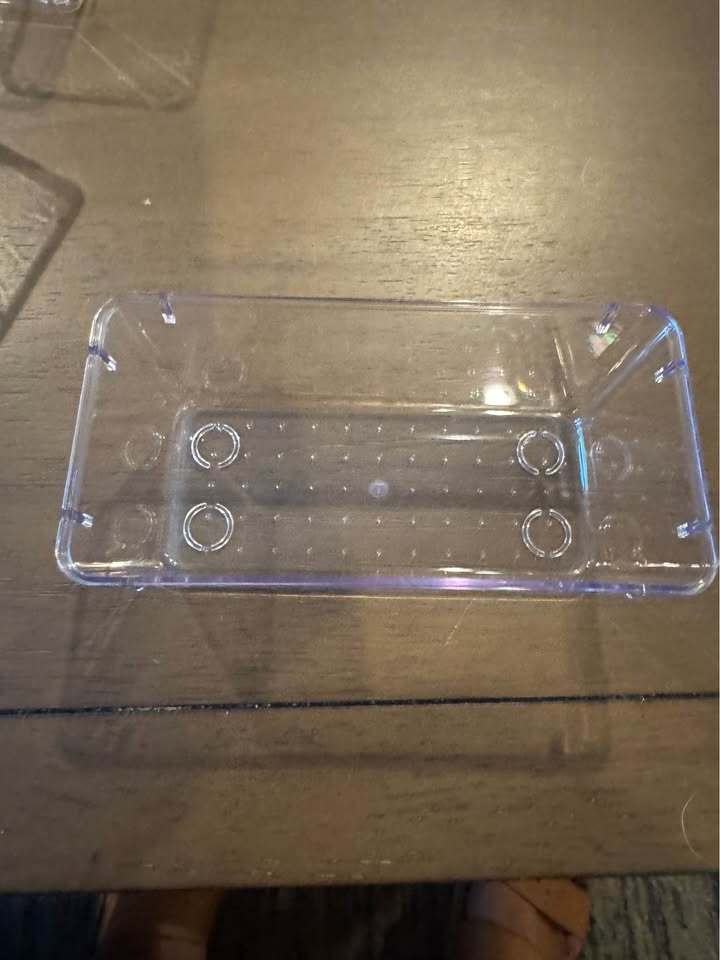 New 13 PCS Clear Plastic Drawer Organizer Set ( multiple sets available)