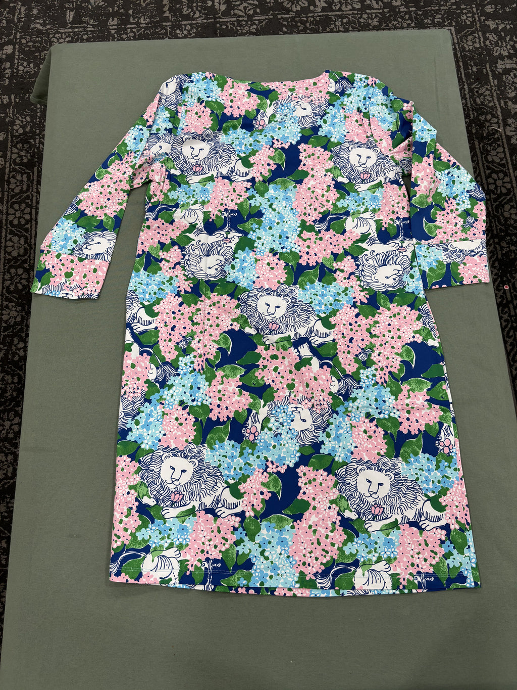 Lilly Pulitzer Lydia the Lion Archival Print Dress XL