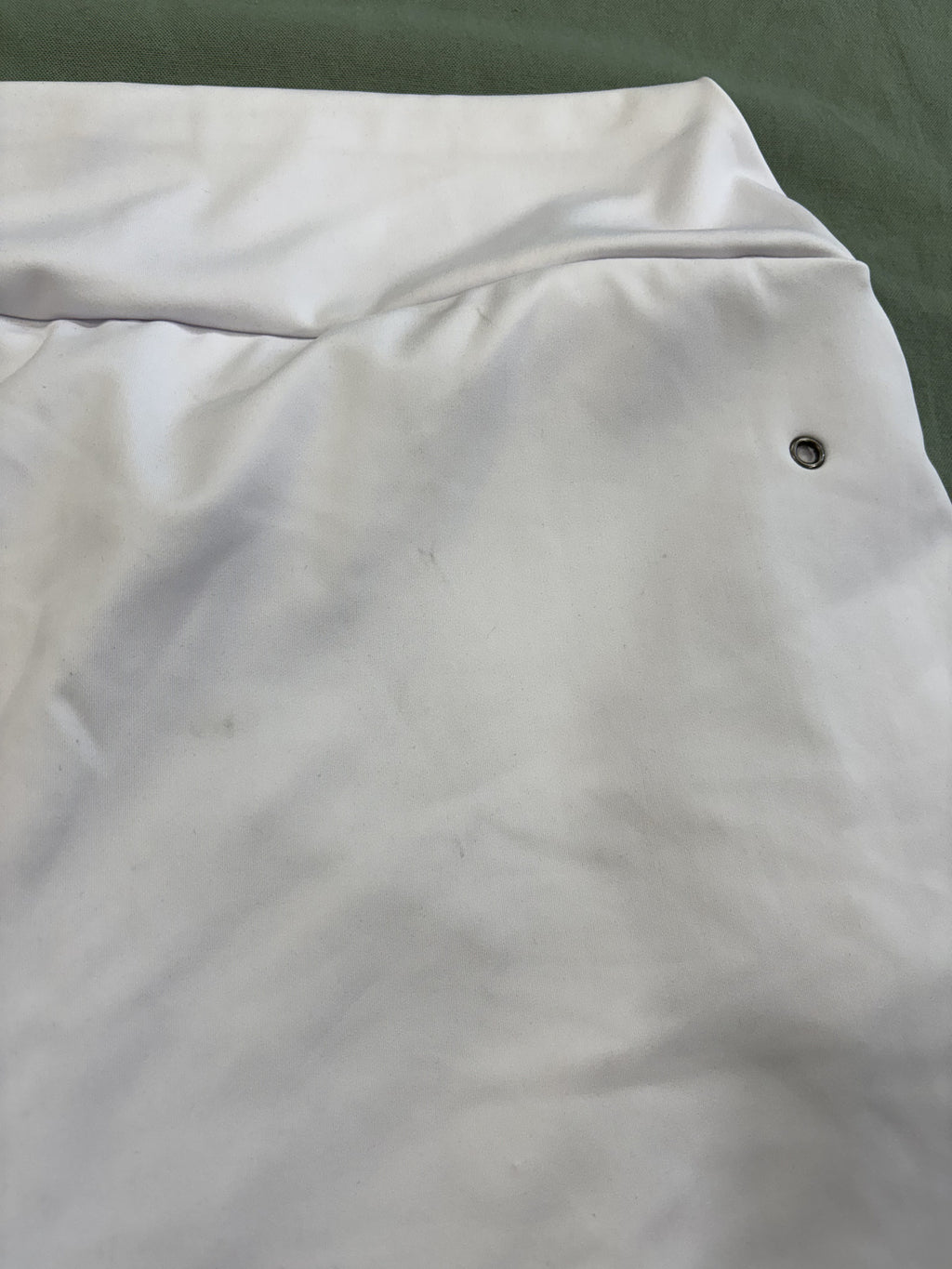 White Athletic Skater Skirt with Built-in Shorts Size XXL