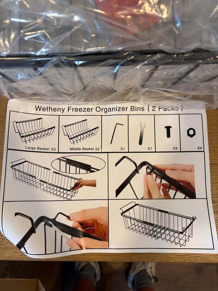 🧊 Wetheny Freezer Organizer Bins