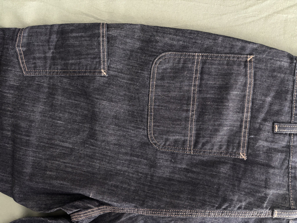 Carhartt Men's Dark Denim Work Pants Size 42x28 with Utility