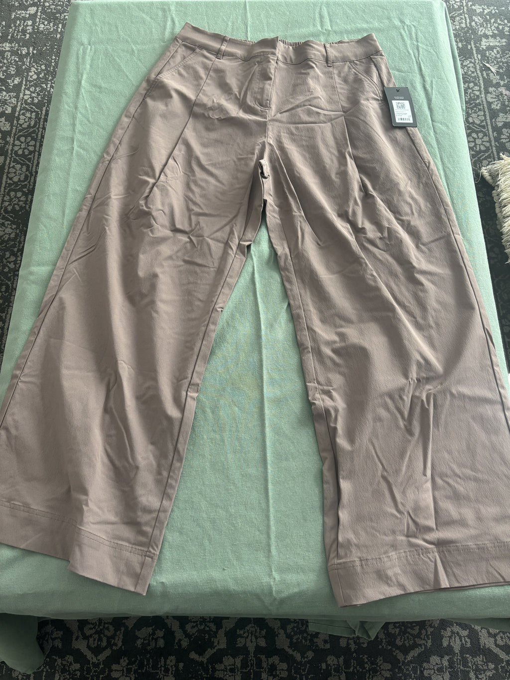 Fabletics Women's Brown Wide Leg Pants Size Large