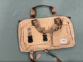 ZUOMANNI Beige Quilted Shoulder and Handbag with Multiple Pk