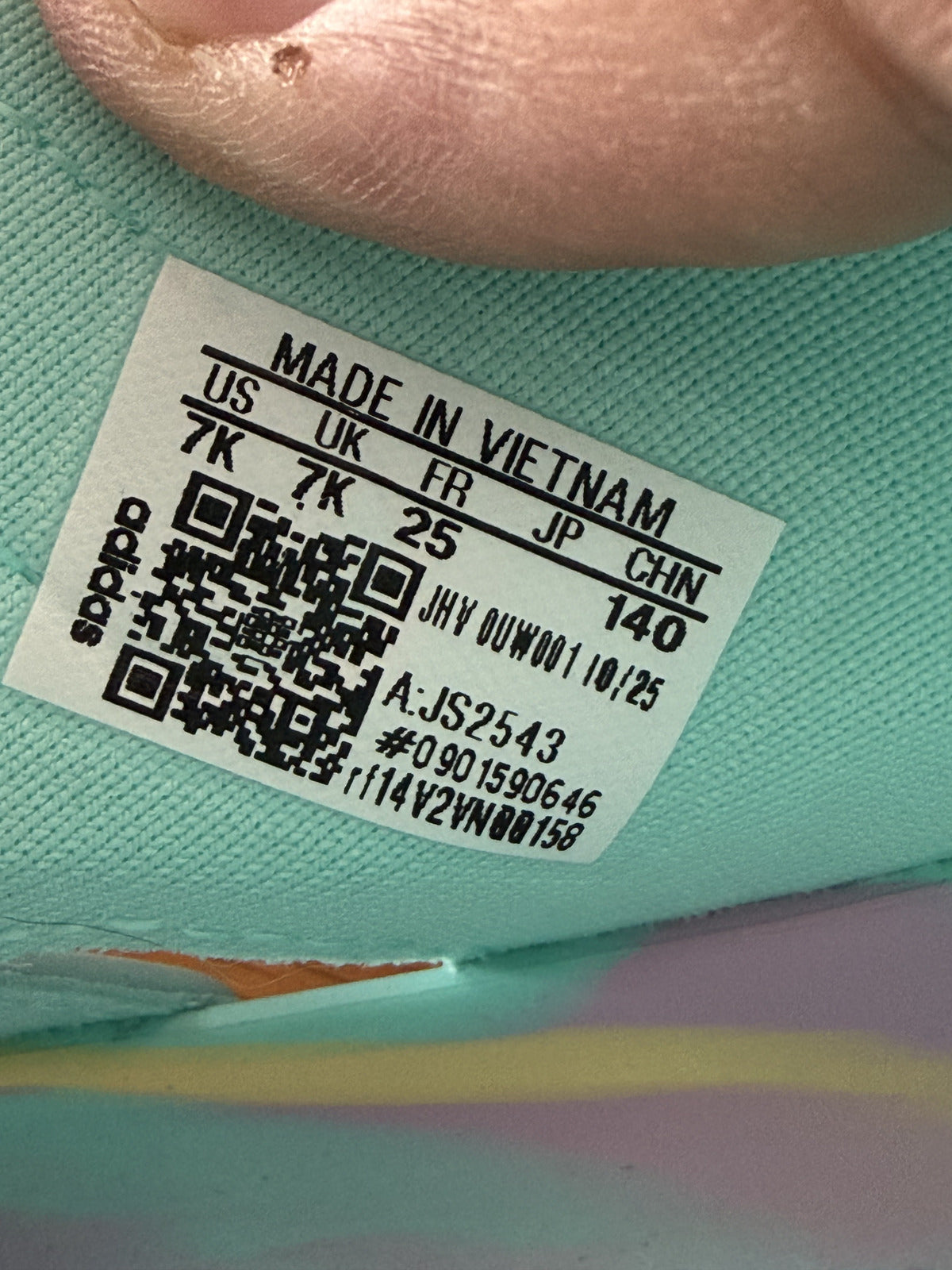 Adidas Altaswim 3I Kids Sandals Size 7K NWT - Aqua Tie-Dye
