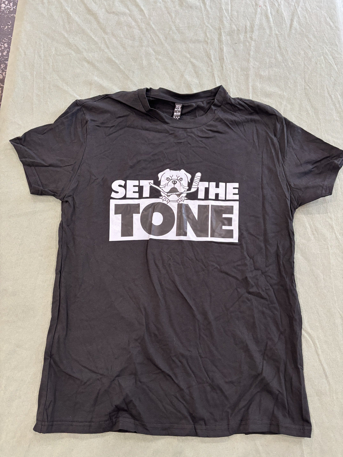 PFR New York Set The Tone Black Graphic T-Shirt Size L