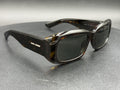 Saint Laurent Paris Tortoise Rectangular Sunglasses
