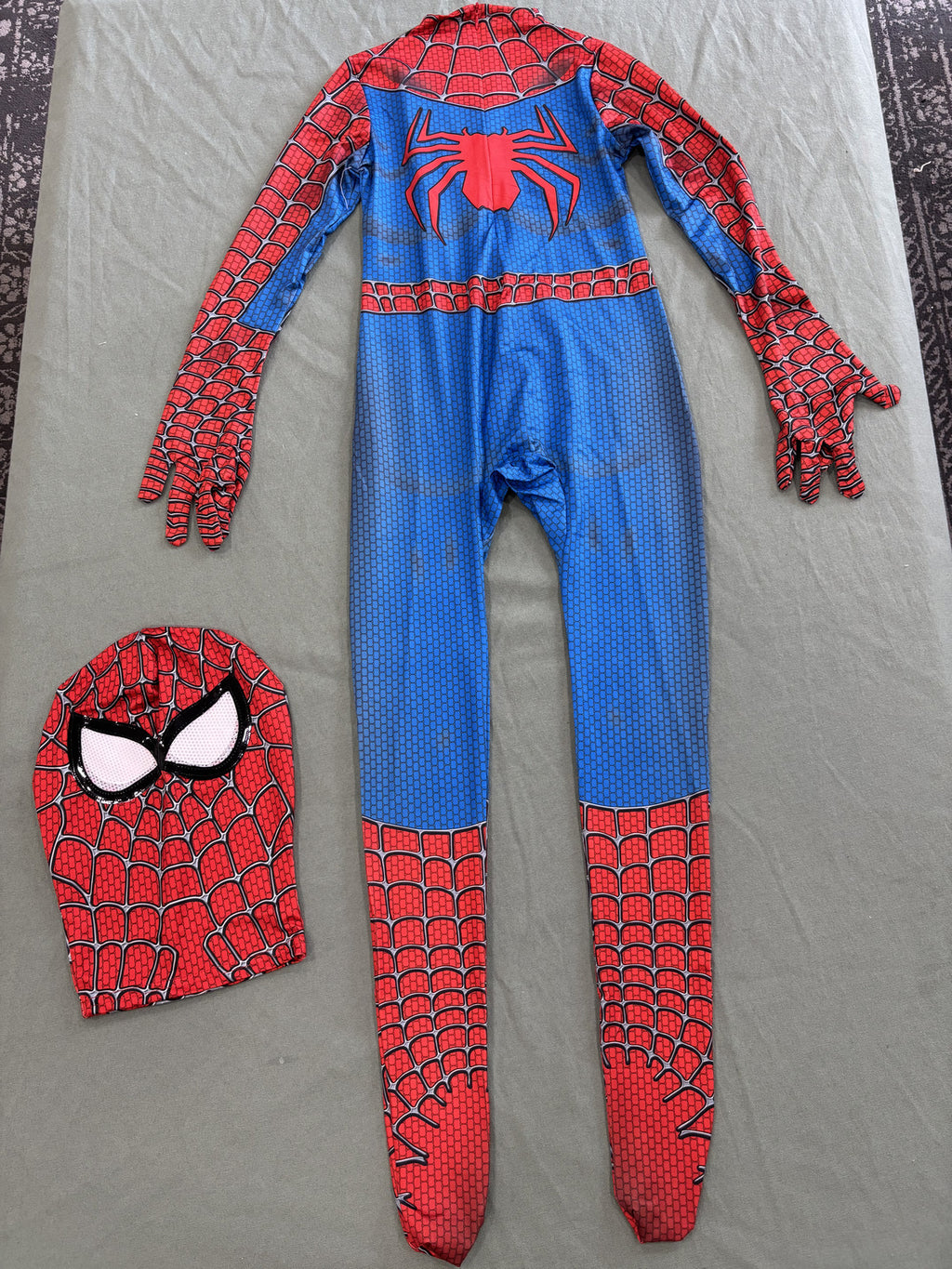 Spider-Man Kids Costume with Mask - Red and Blue Superhero J