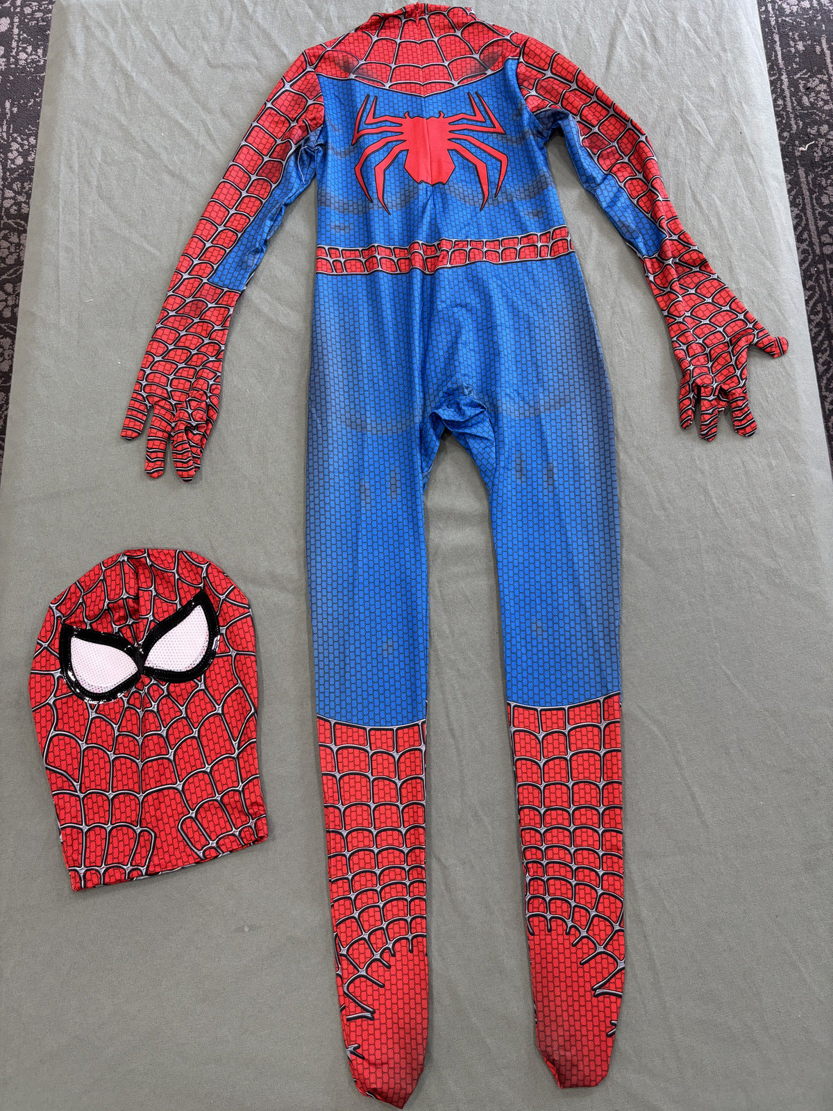 Spider-Man Kids Costume with Mask - Red and Blue Superhero J