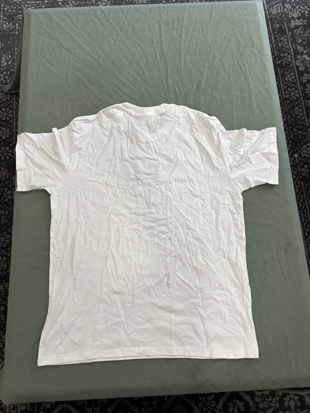 Quiksilver White Boardriding Logo T-Shirt Size Large