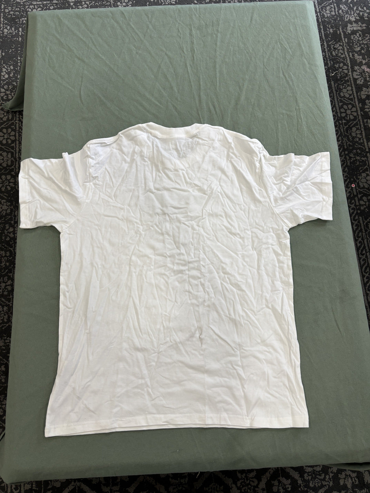 Quiksilver White Boardriding Logo T-Shirt Size Large