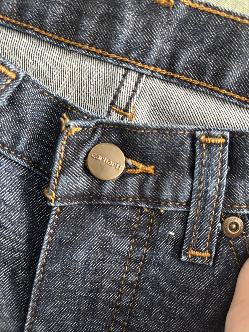 Carhartt Relaxed Fit Denim Jeans Blue Size 0 Rg