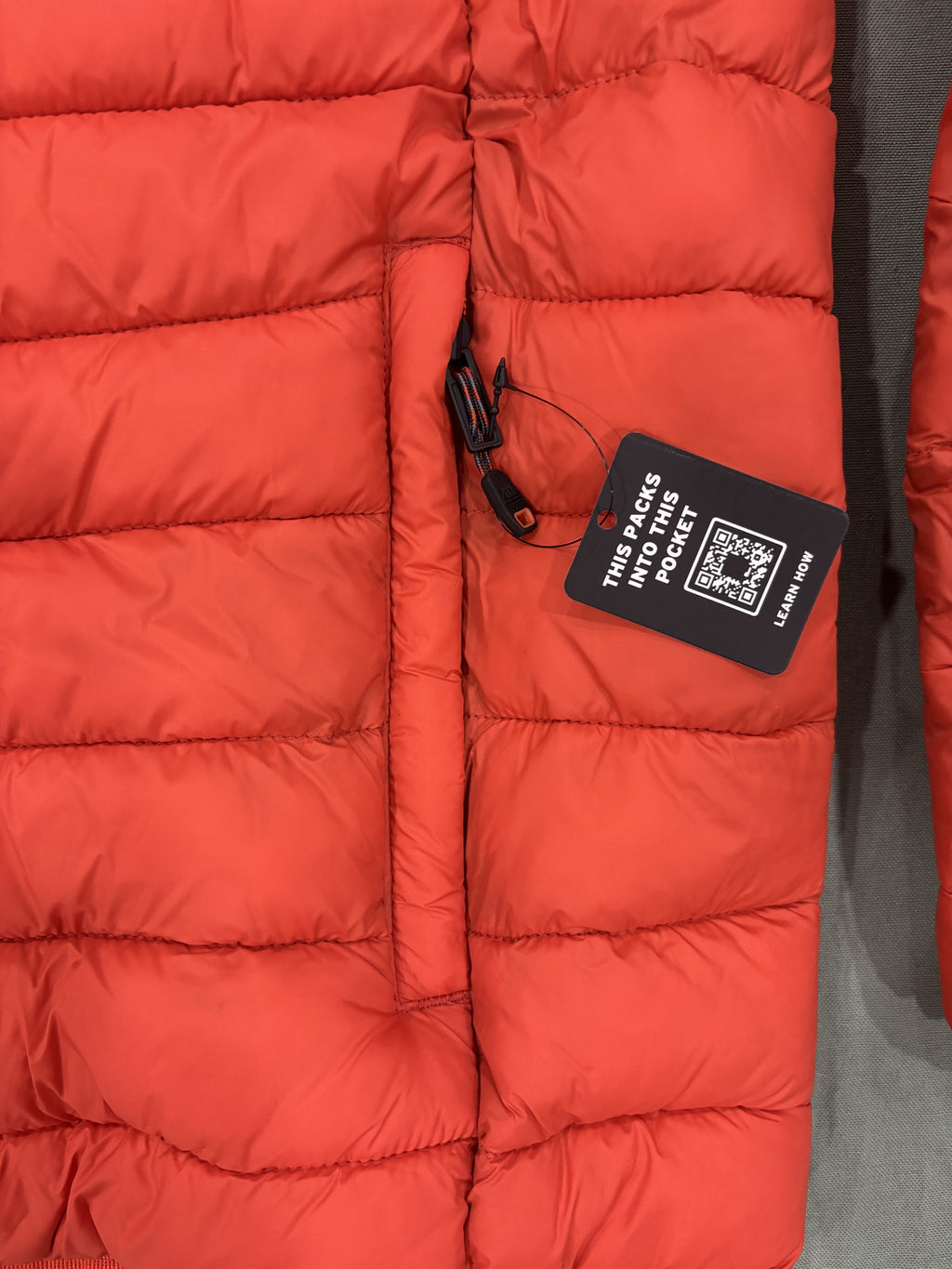 Hawke & Co Men's Performance Orange Primaloft Packable Puffy