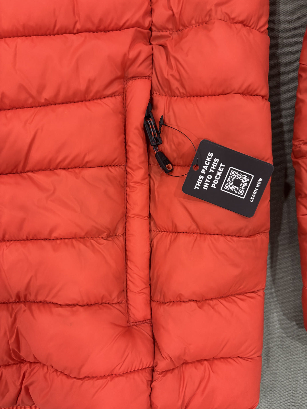 Hawke & Co Men's Performance Orange Primaloft Packable Puffy