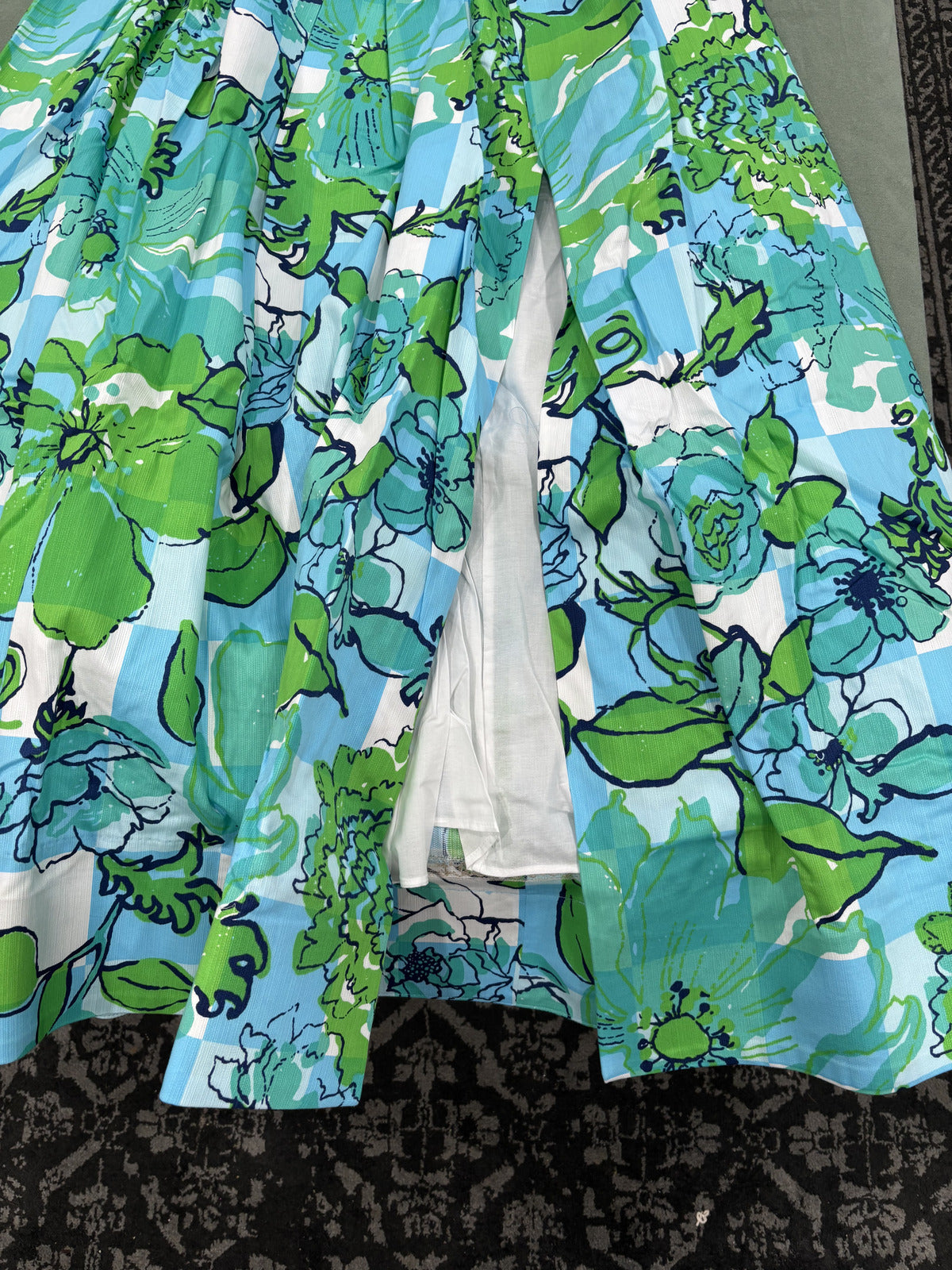 Lilly Pulitzer Strapless Floral Maxi Dress - Size 2