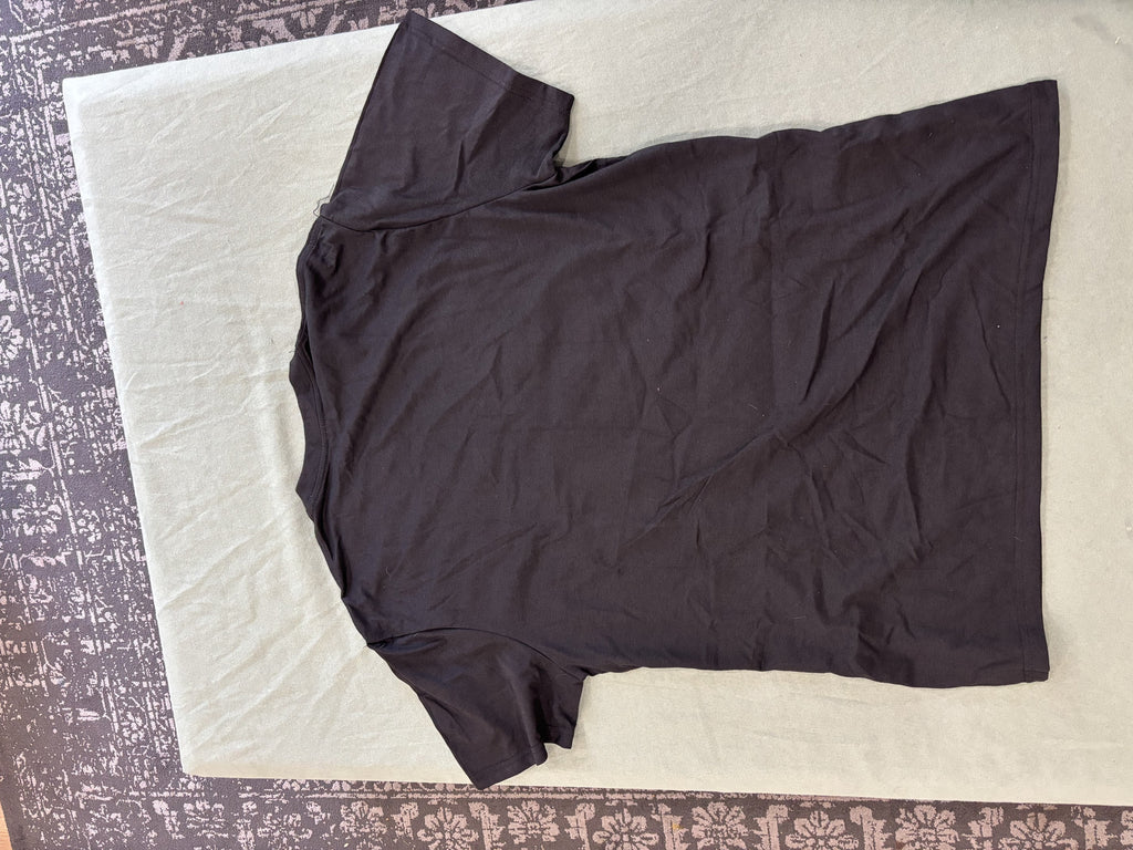 Big Meech Black Graphic T-Shirt with Curlers Design Size XL