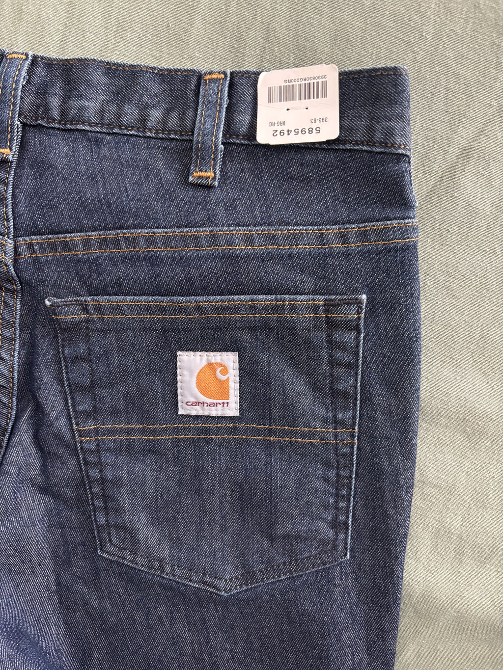 Carhartt Relaxed Fit Denim Jeans Blue Size 0 Rg