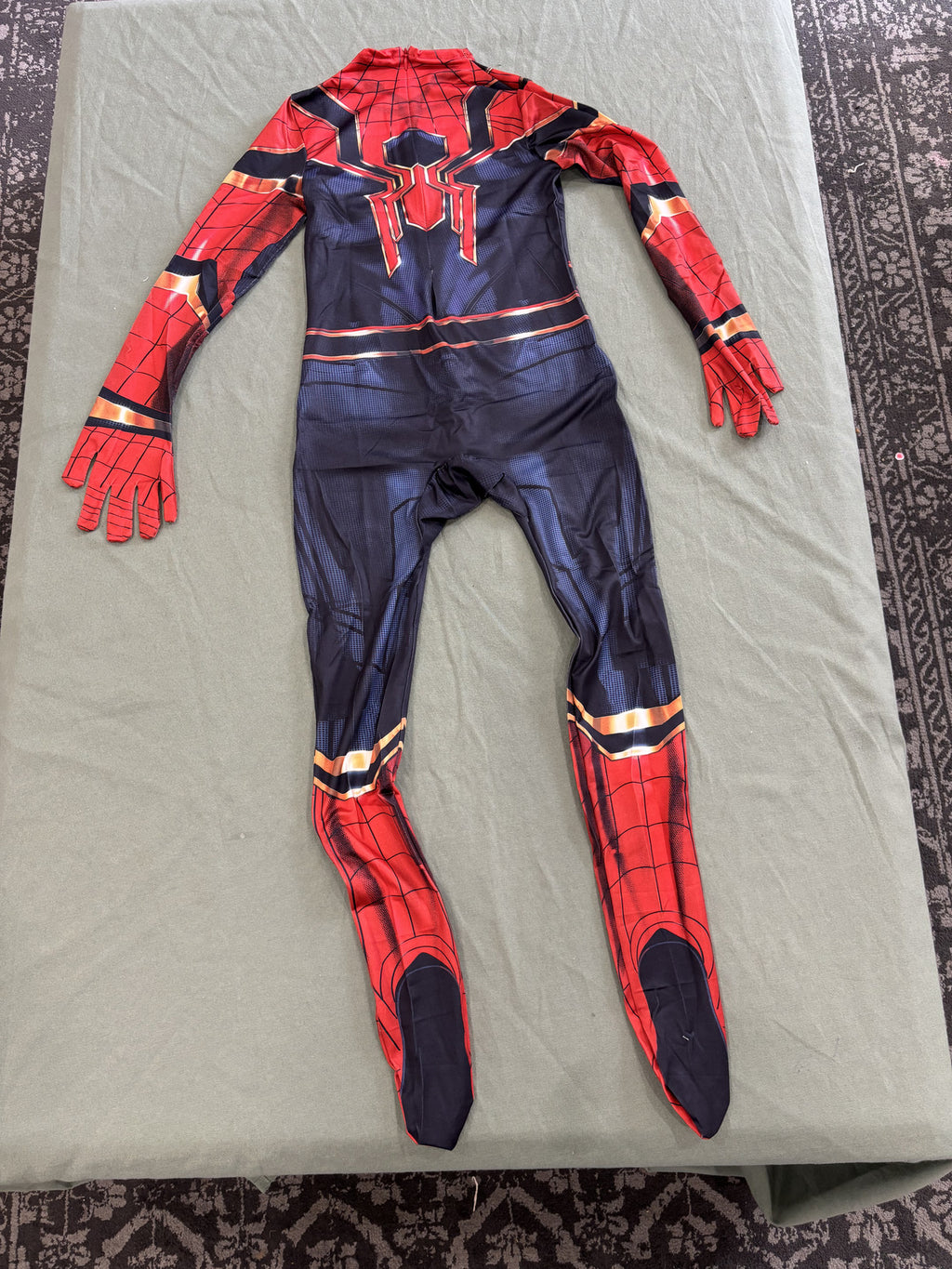 Spider-Man Iron Spider Full Body Costume with Mask