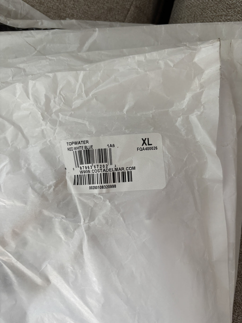 Costa White Short Sleeve T-Shirt XL Catch Release Repeat