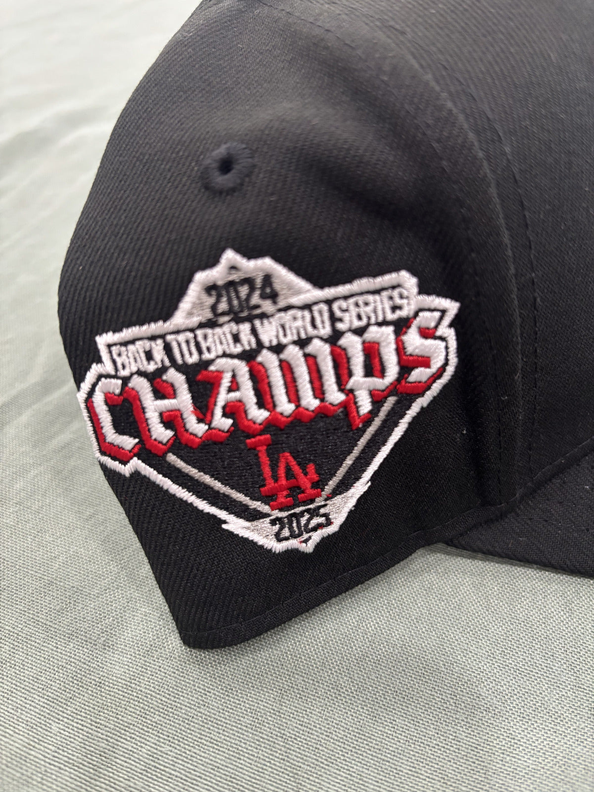 New Era Dodgers 9FIFTY Back 2 Back WS Champs Hat black