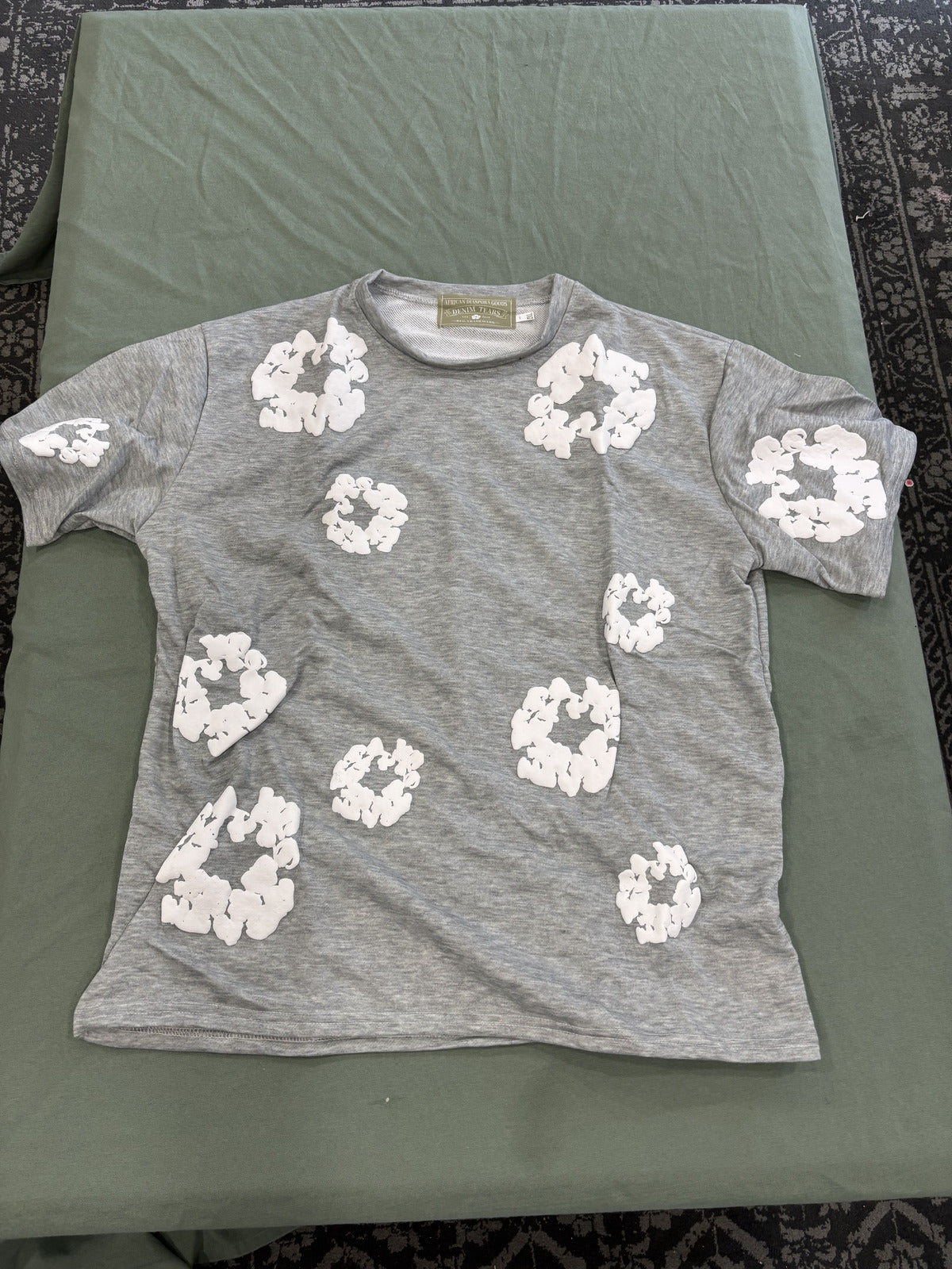 Denim Tears African Diaspora Goods Gray T-Shirt Size 2XL