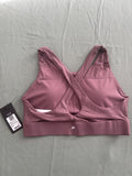 Fabletics No-Bounce High Impact Sports Bra Size L/10 Mauve