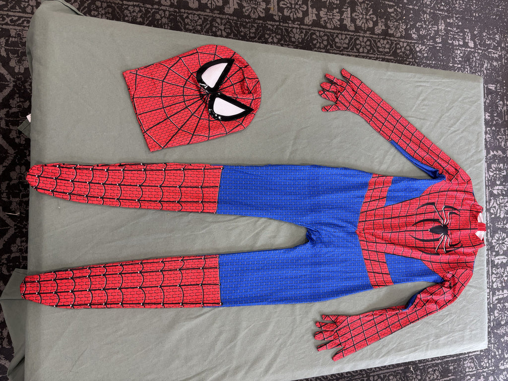 Spider-Man Kids Costume Full Body Suit with Mask
