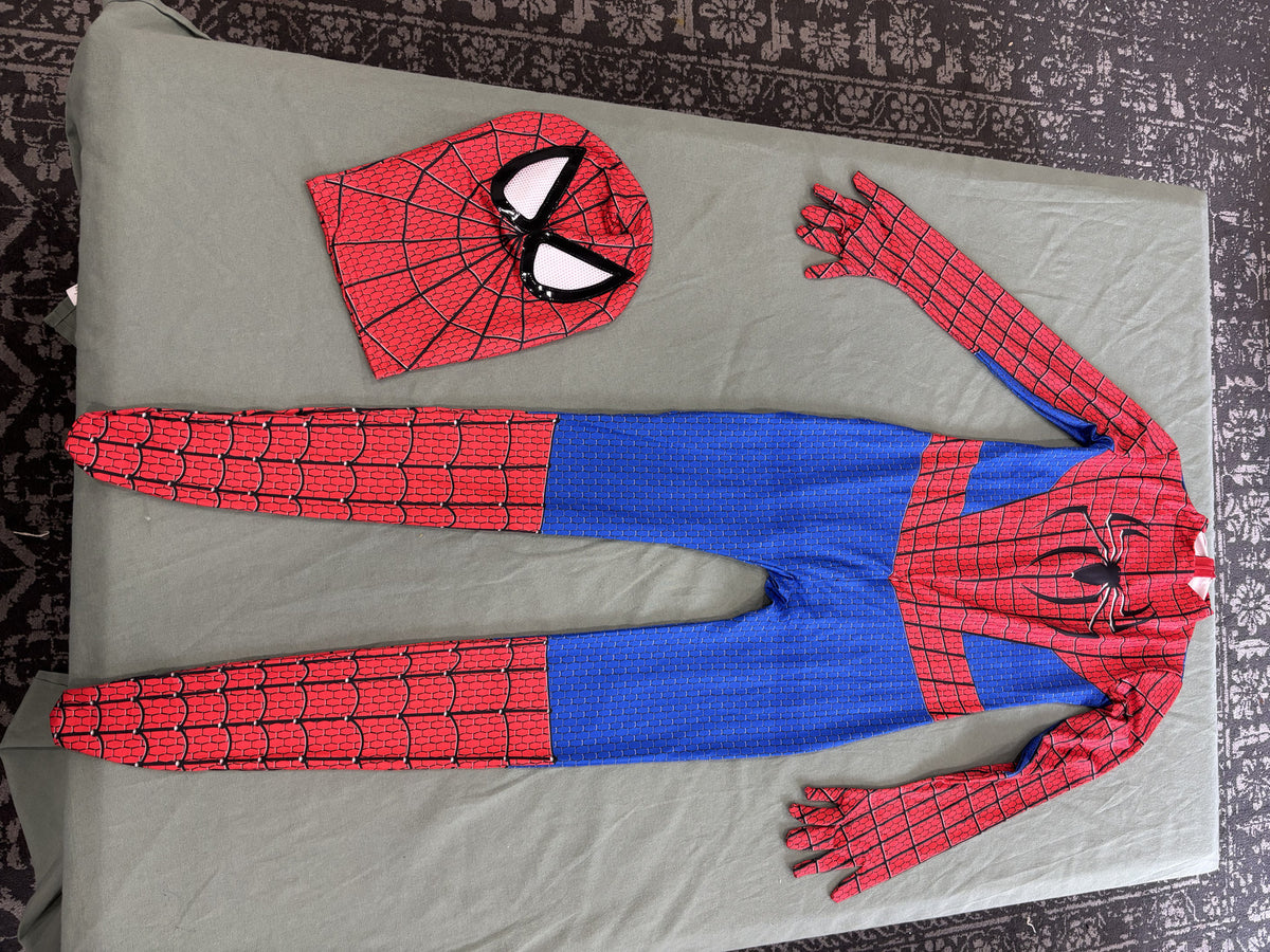 Spider-Man Kids Costume Full Body Suit with Mask