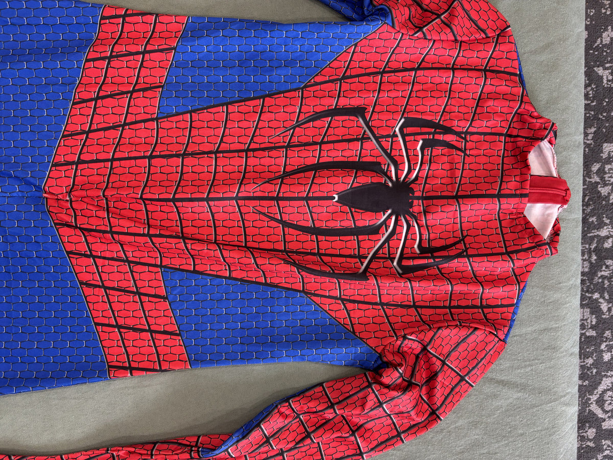 Spider-Man Kids Costume Full Body Suit with Mask