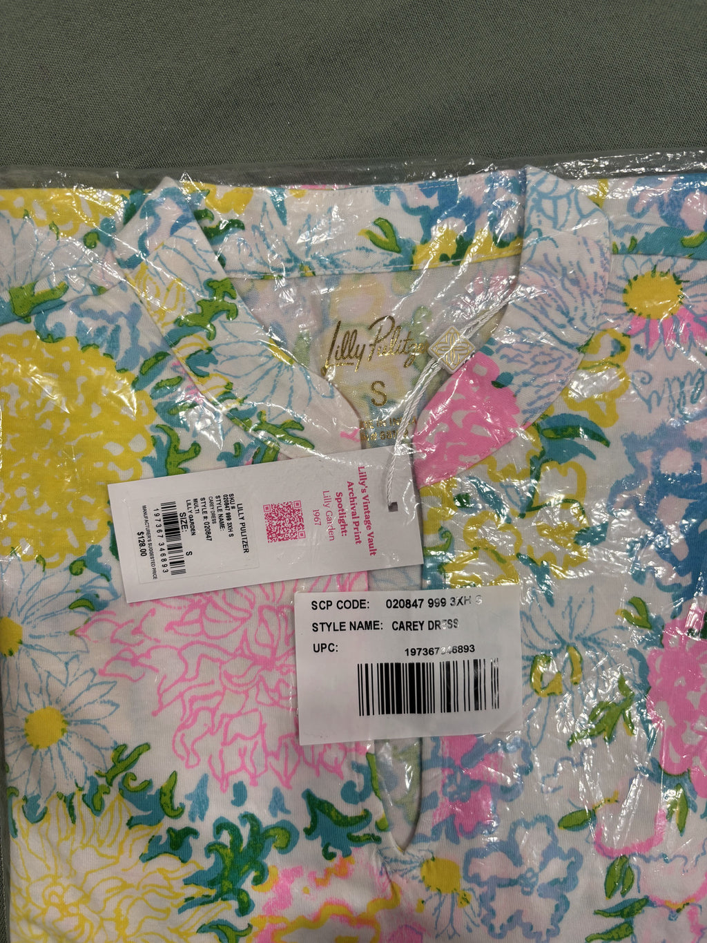 Lilly Pulitzer Carey Dress Vintage Vault Archival - Small