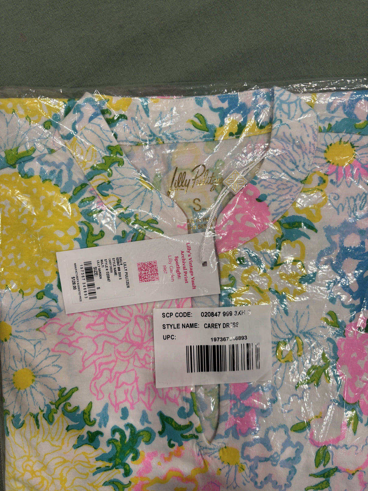 Lilly Pulitzer Carey Dress Vintage Vault Archival - Small