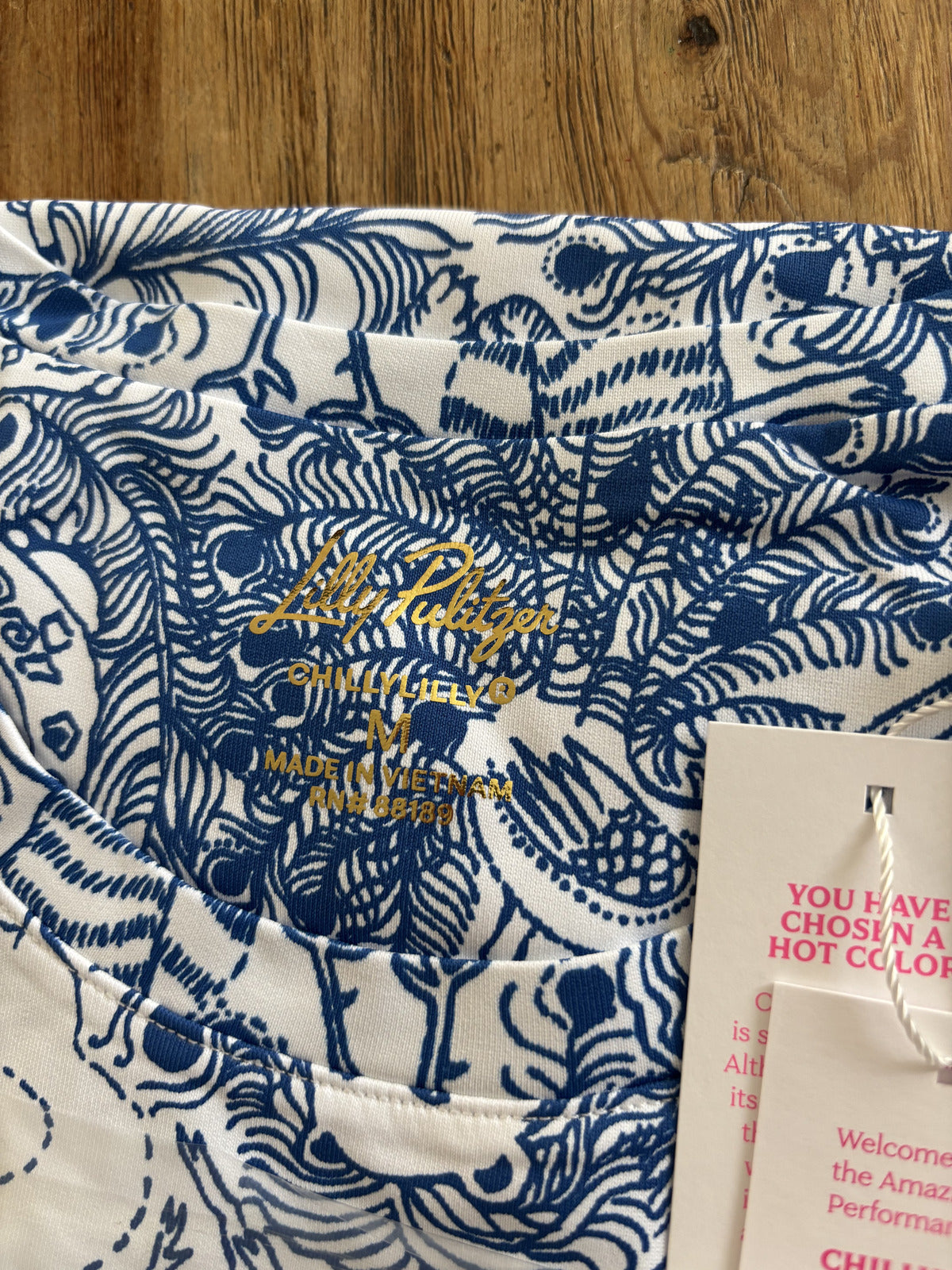 Lilly Pulitzer Blue and White Maxi Dress - Medium
