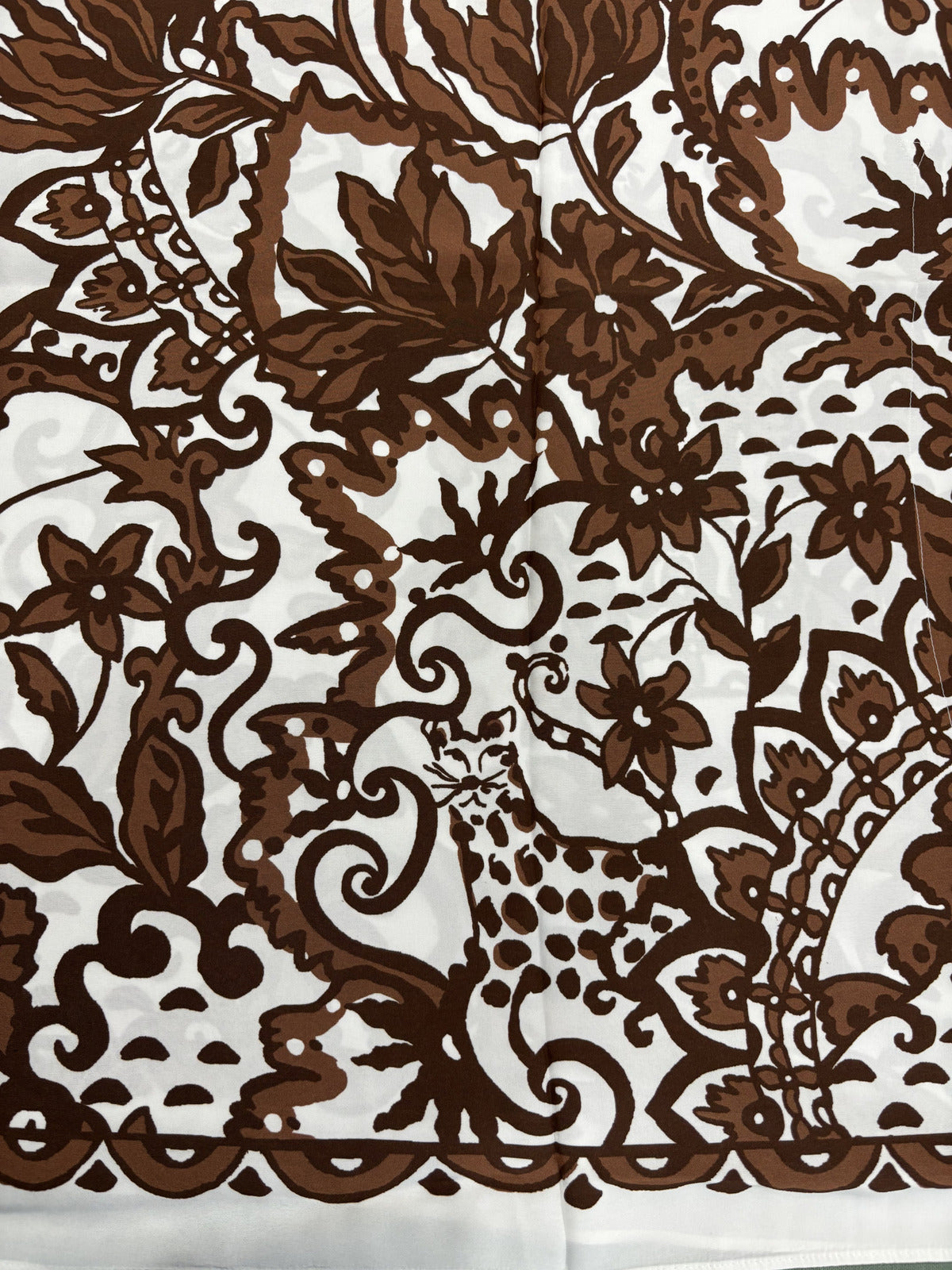 Lilly Pulitzer Brown Floral Patterned Tunic Top L/XL