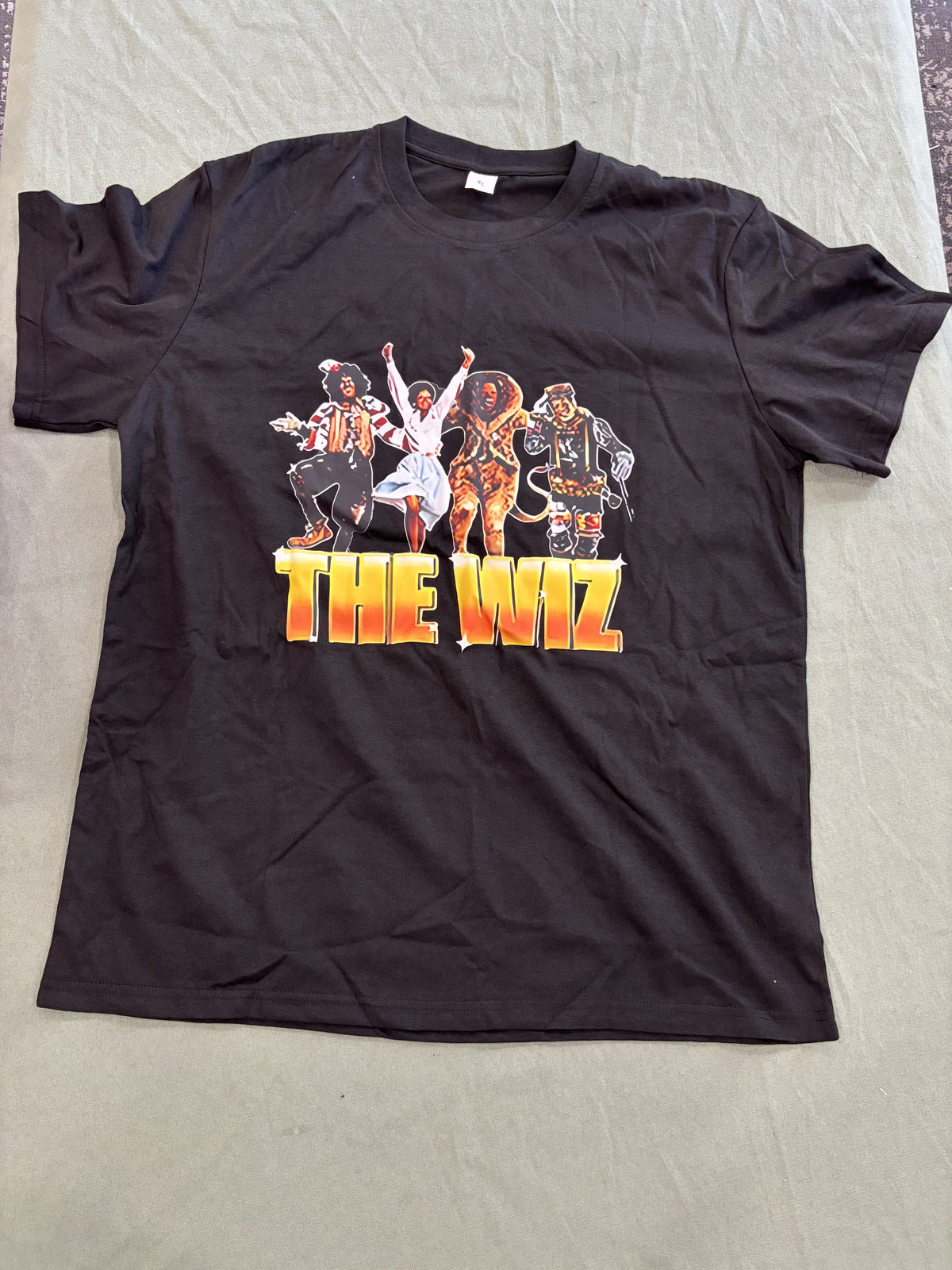 The Wiz Black Graphic T-Shirt Size XL