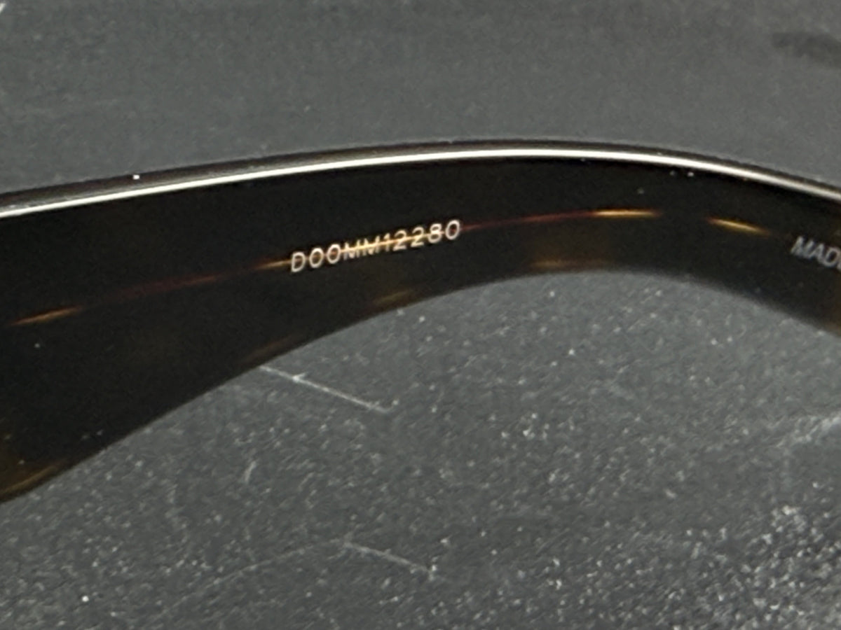 Saint Laurent Paris Tortoise Rectangular Sunglasses
