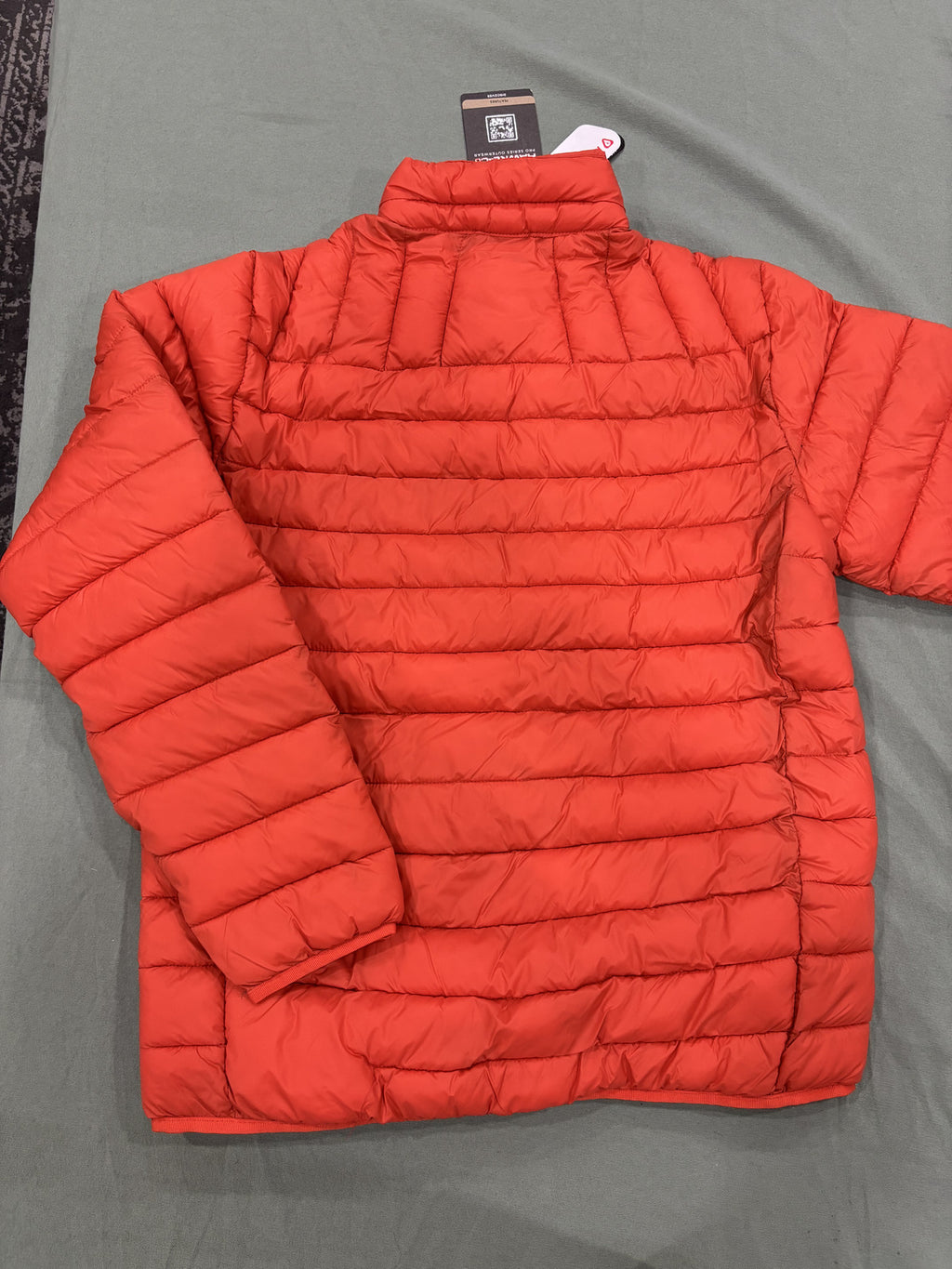 Hawke & Co Men's Performance Orange Primaloft Packable Puffy
