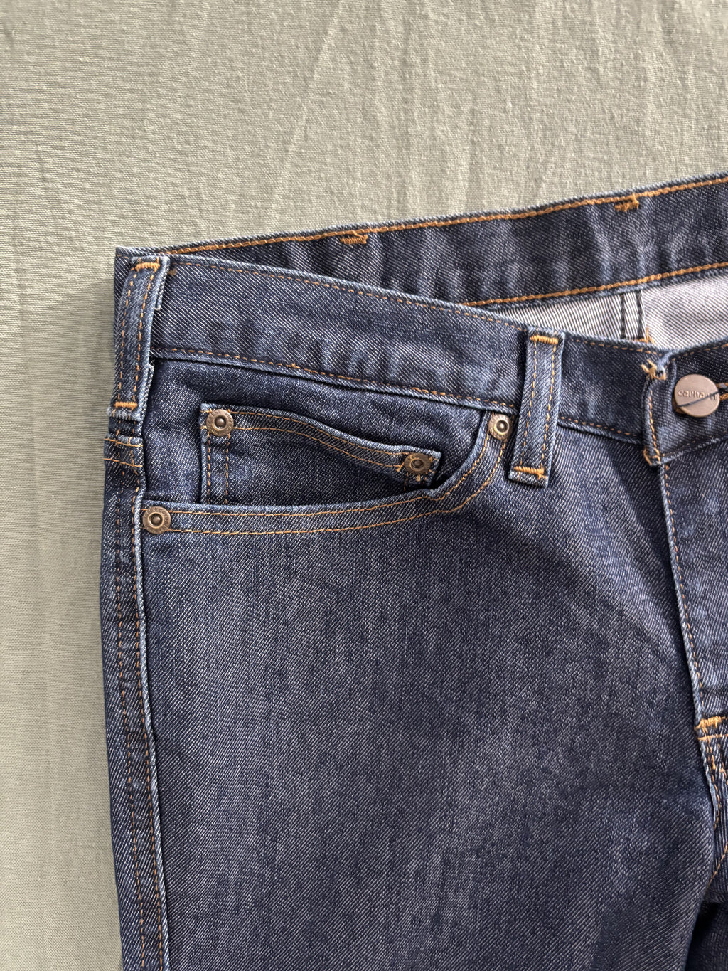 Carhartt Relaxed Fit Denim Jeans Blue Size 0 Rg