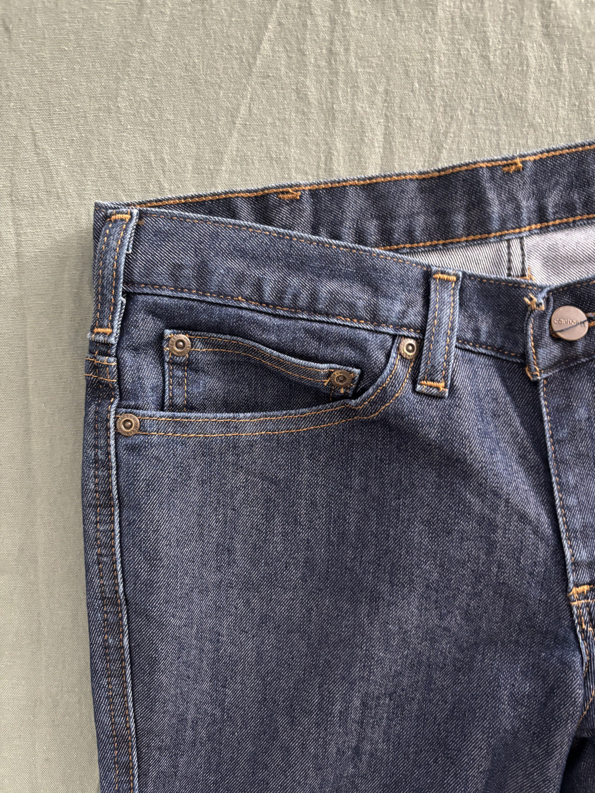 Carhartt Relaxed Fit Denim Jeans Blue Size 0 Rg