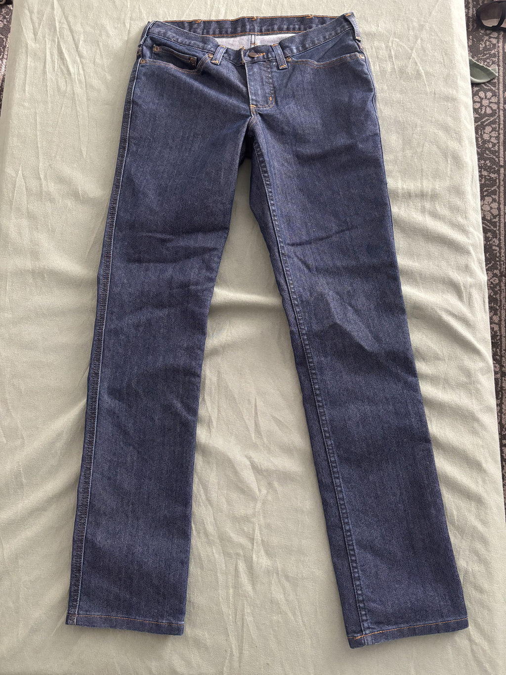 Carhartt Relaxed Fit Denim Jeans Blue Size 0 Rg