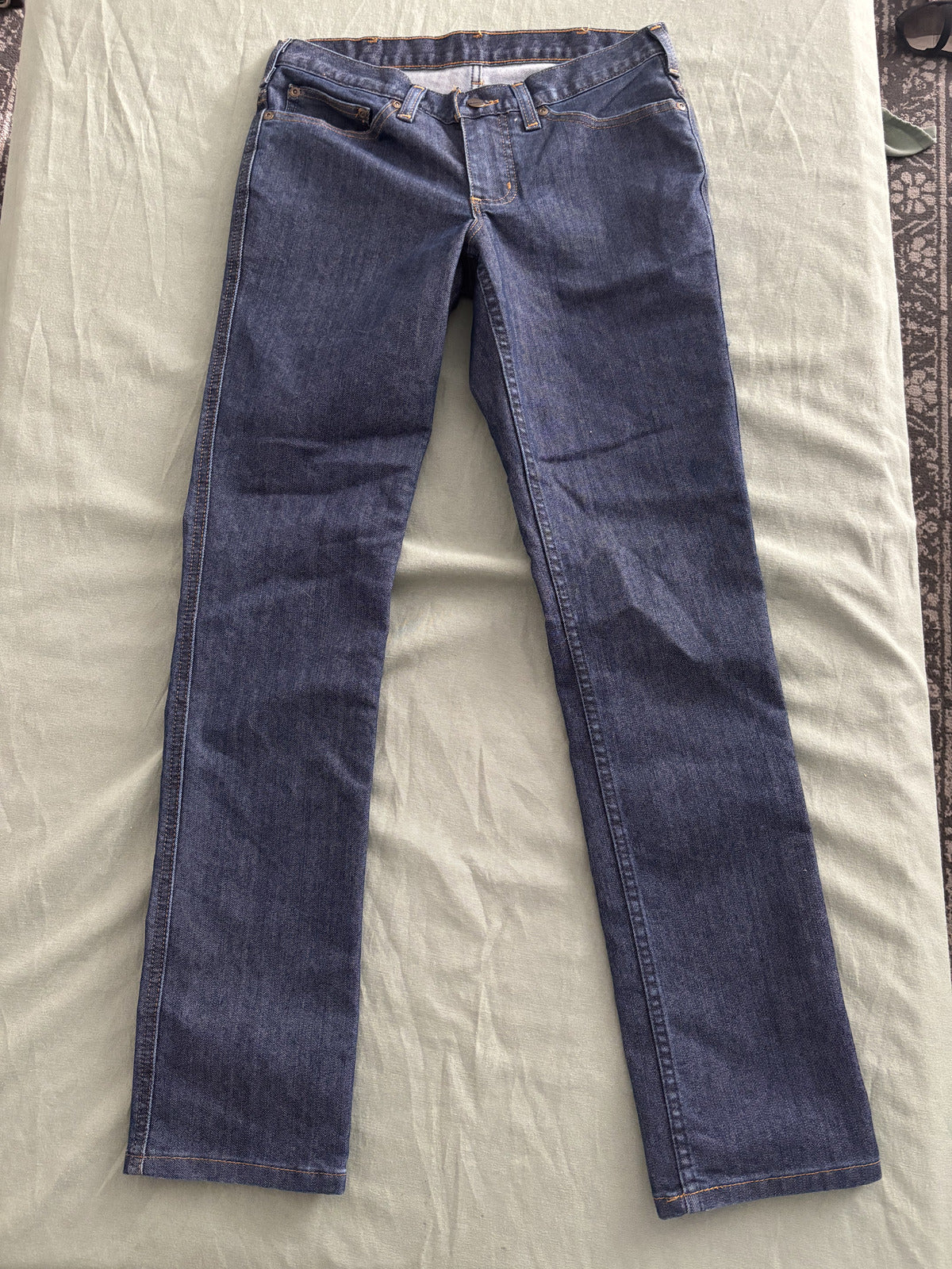 Carhartt Relaxed Fit Denim Jeans Blue Size 0 Rg