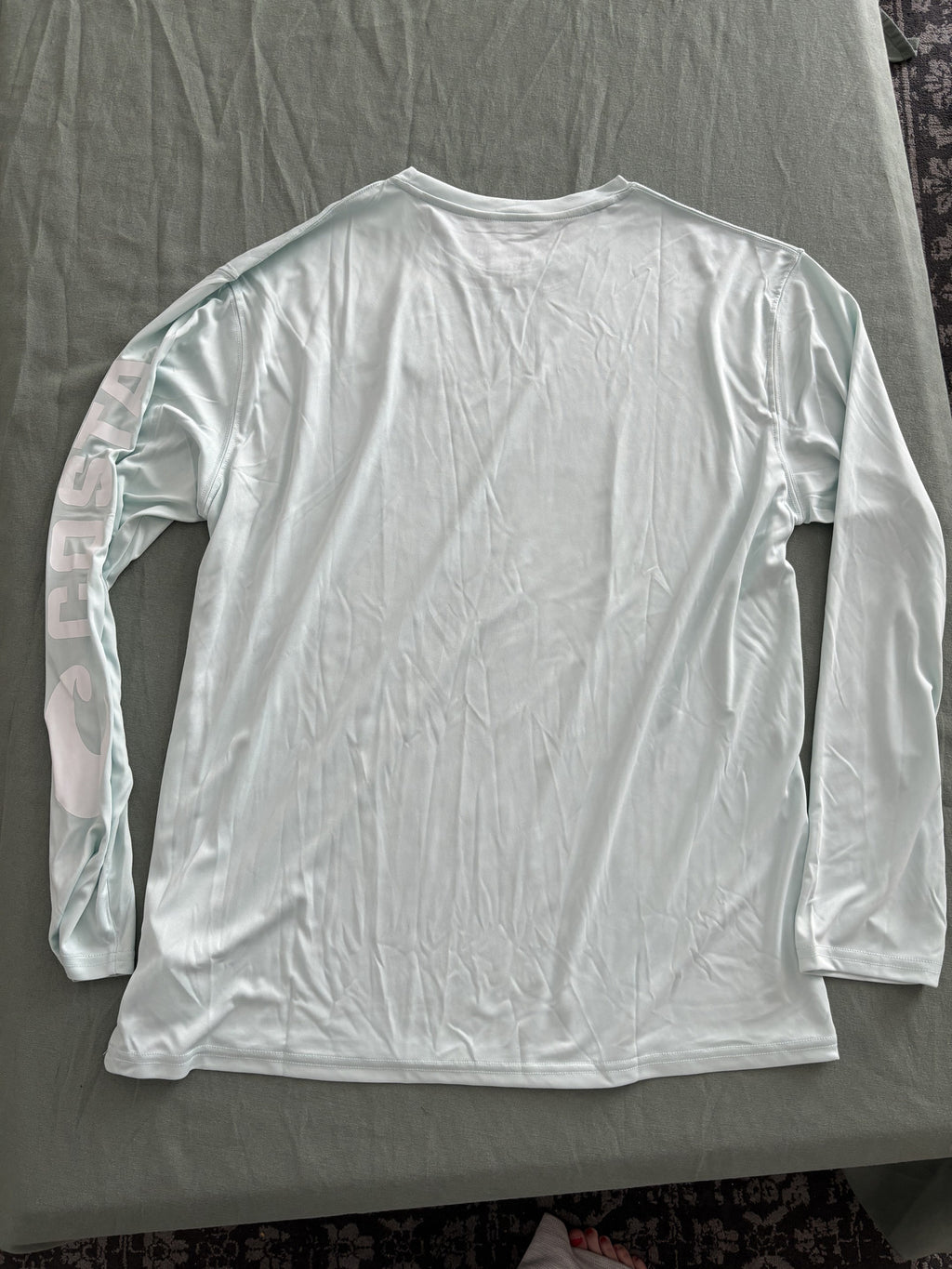 Costa Long Sleeve Performance Shirt Light Green Size L