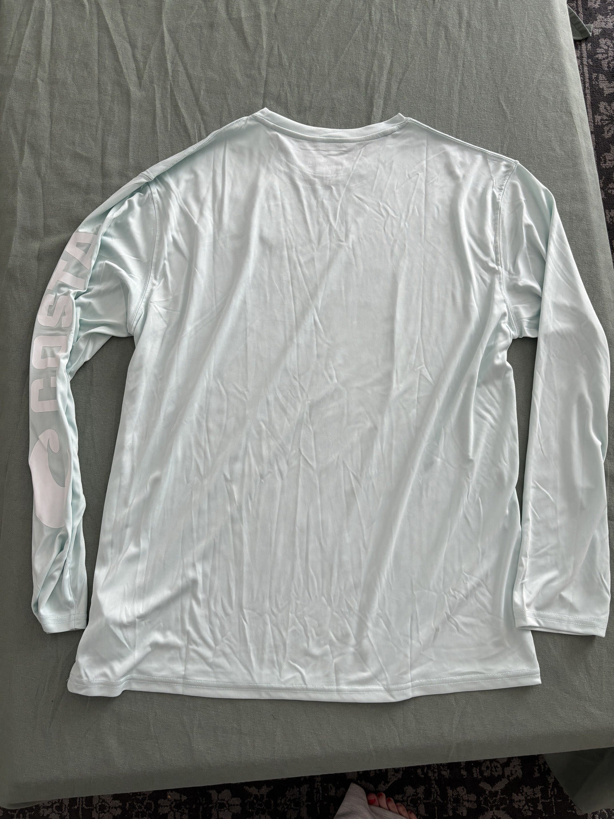 Costa Long Sleeve Performance Shirt Light Green Size L
