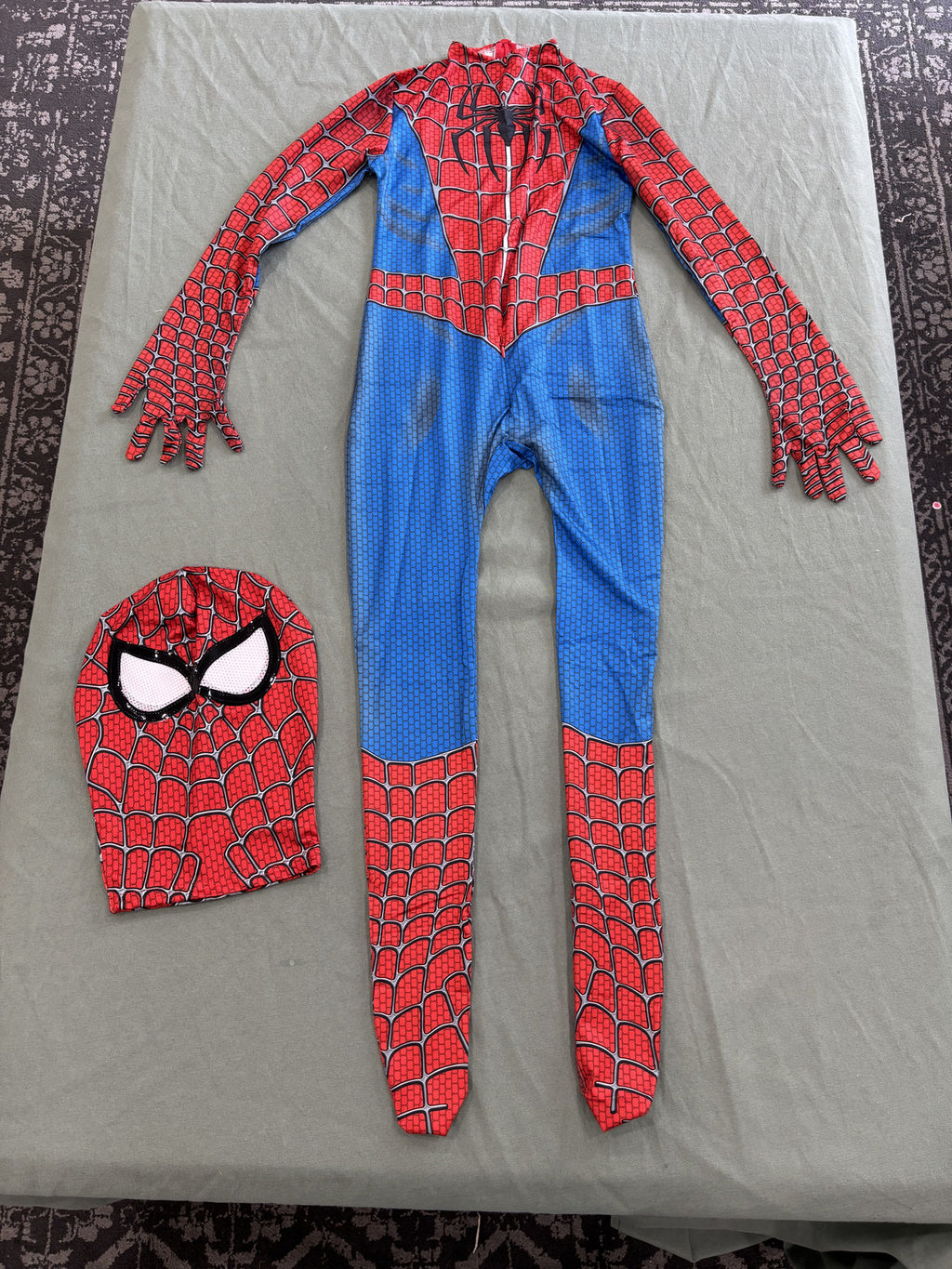 Spider-Man Kids Costume with Mask - Red and Blue Superhero J