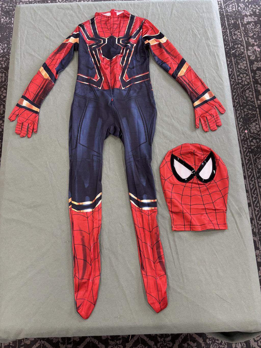 Spider-Man Iron Spider Full Body Costume with Mask