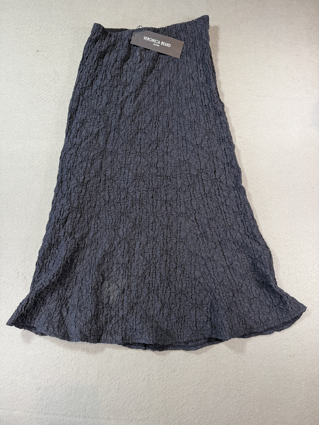 Veronica Beard Textured Midi Skirt in Black Size XS
