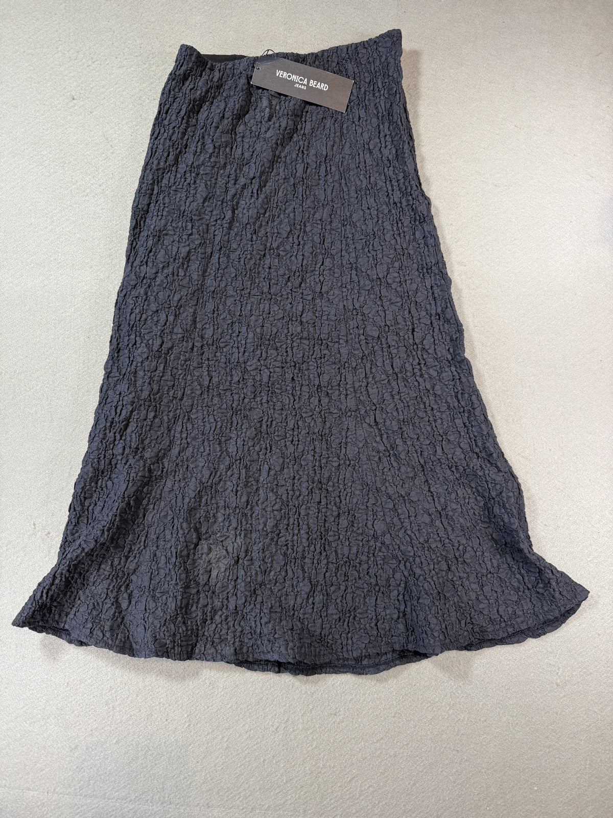 Veronica Beard Textured Midi Skirt in Black Size XS