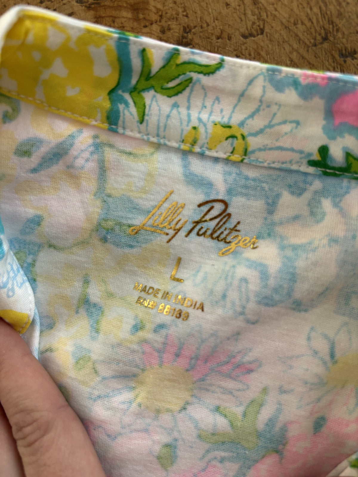 Lilly Pulitzer Vintage Vault Archival Print Carey Dress L